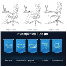 Load image into Gallery viewer, Sihoo M57 Ergonomic Office Chair, Computer Chair Desk Chair High Back Chair Breathable,3D Armrest and Lumbar Support Grey without Footrest

