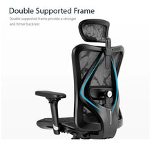 Load image into Gallery viewer, Sihoo M57 Ergonomic Office Chair, Computer Chair Desk Chair High Back Chair Breathable,3D Armrest and Lumbar Support Grey without Footrest
