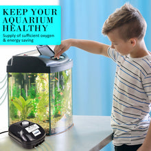 Load image into Gallery viewer, Dynamic Power Aquarium Air Pump Oxygen Hydroponic 4 Outlet 360L/H 13W
