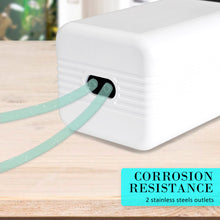 Load image into Gallery viewer, Dynamic Power Aquarium Air Pump Oxygen Hydroponic 2 Outlet 180L/H 4W
