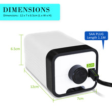 Load image into Gallery viewer, Dynamic Power Aquarium Air Pump Oxygen Hydroponic 2 Outlet 180L/H 4W
