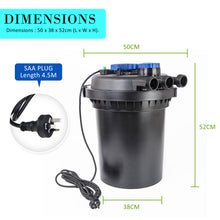Load image into Gallery viewer, Dynamic Power Combo Aquarium Garden Filter 10000L/H + Submersible Water Pump 10000L/H
