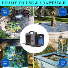 Load image into Gallery viewer, Dynamic Power Aquarium Submersible Pond Water Pump 16000L/H
