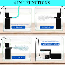 Load image into Gallery viewer, Dynamic Power Aquarium Submersible Filter 600L/H 8W 1m Pond Pump
