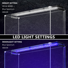 Load image into Gallery viewer, Dynamic Power 18W Aquarium Blue White LED Light for Tank 75-95cm
